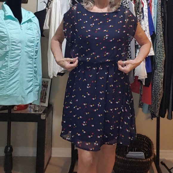 Fun&Flirty sheer/lined summer dress - Picture 1 of 5